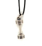 Βαράκι, ασημένιο μοτίφ, υπέροχο δώρο για χομπίστες και αθλητές